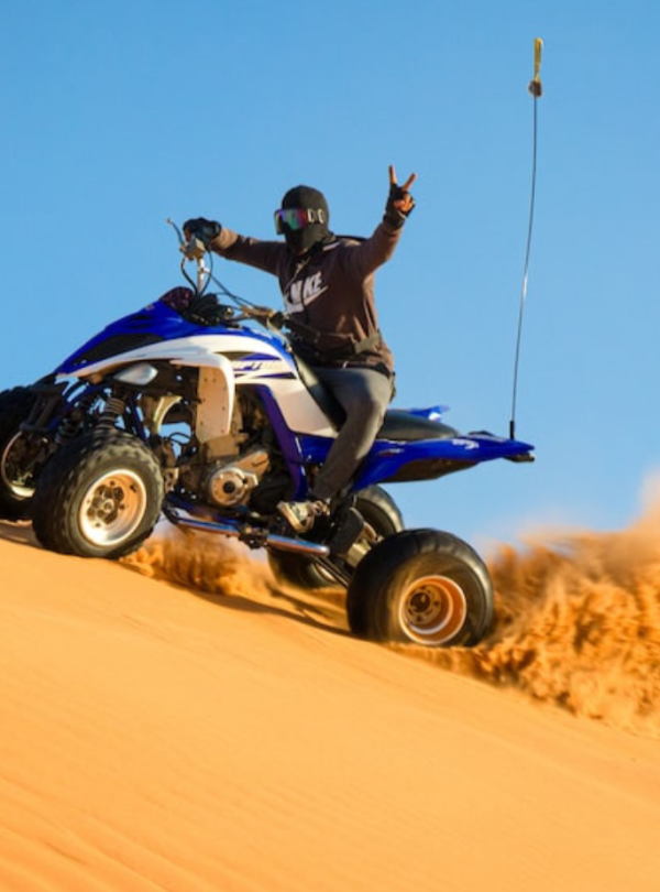 Quad Biking in Desert Safari