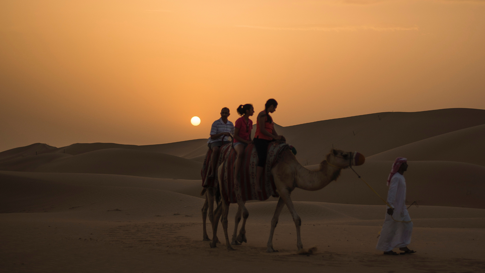 desert safari in abu dhabi camel ride
