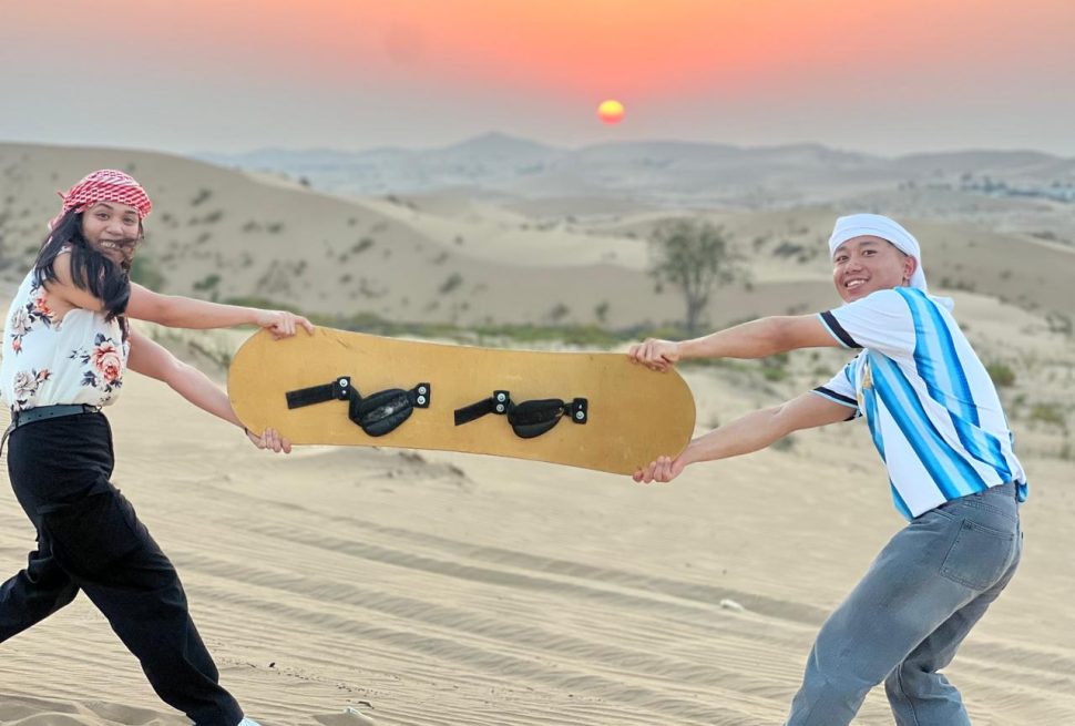 morning vs evening desert safari abu dhabi
