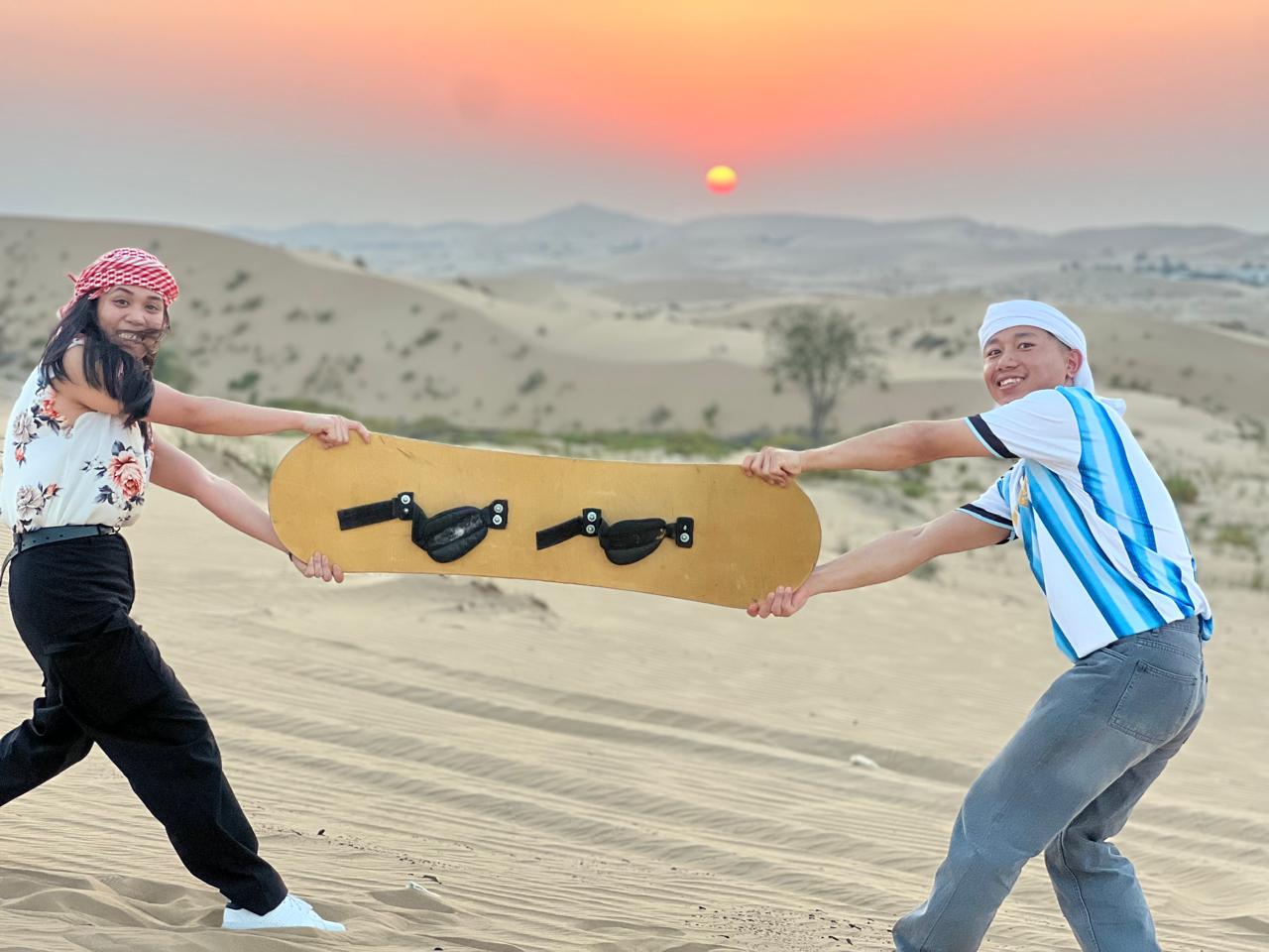morning vs evening desert safari abu dhabi