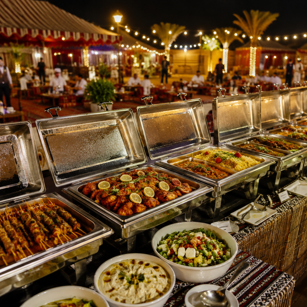 BBQ Dinner, Desert, Safari